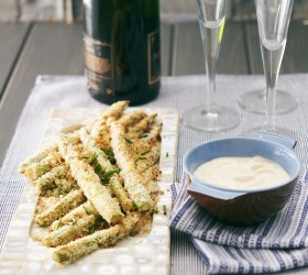 Crunchy Aioli Asparagus